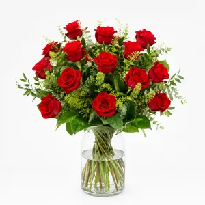 Boeket rode rozen